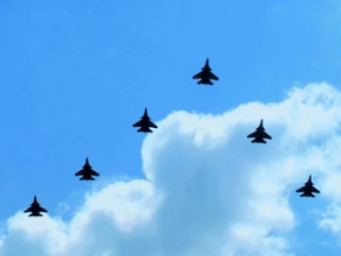 当歼-35与歼-15T“配合双打”，战斗力拉满！